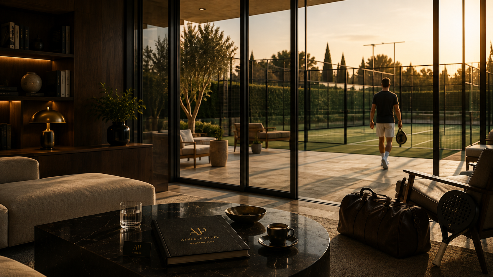Athlete Padel members club lounge
